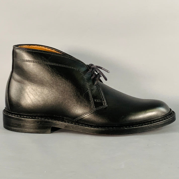 ALLEN EDMONDS Size 7 Dundee Black Leather Chukka Ankle Boots