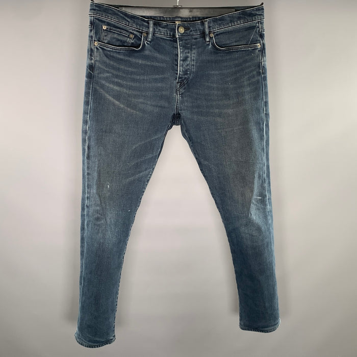 BURBERRY BRIT Size 36 Navy Wash Cotton Straight leg Jeans