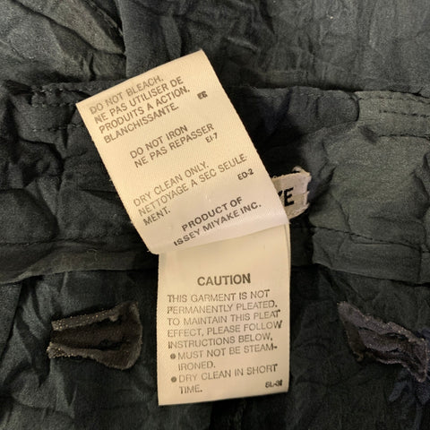 ISSEY MIYAKE Size S Black Grey Tie Dye Polyester Straight leg Casual Pants