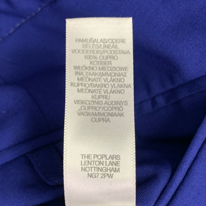 PAUL SMITH Size 42 Royal Blue Virgin Wool Blend Single Breasted Suit