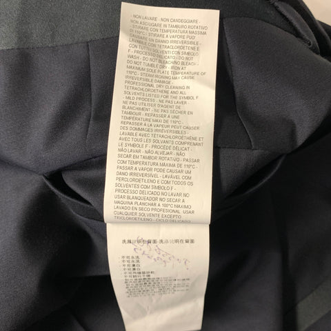 EMPORIO ARMANI Size 34 Black Wool Cotton Tuxedo Dress Pants
