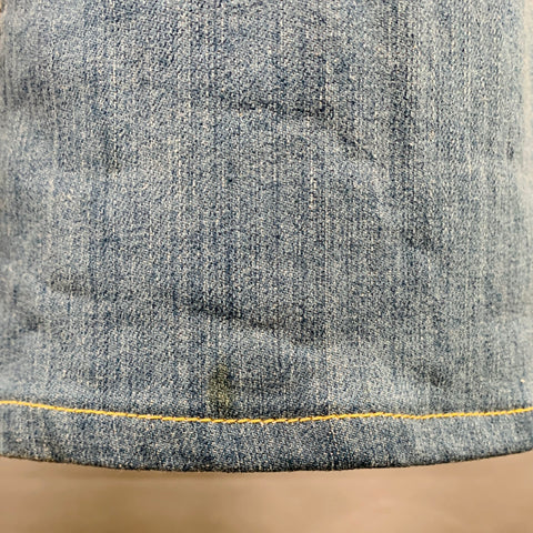 ARISTOCRAT Size 29 Blue Cotton Blend Washed Five Pockets Flared Jeans
