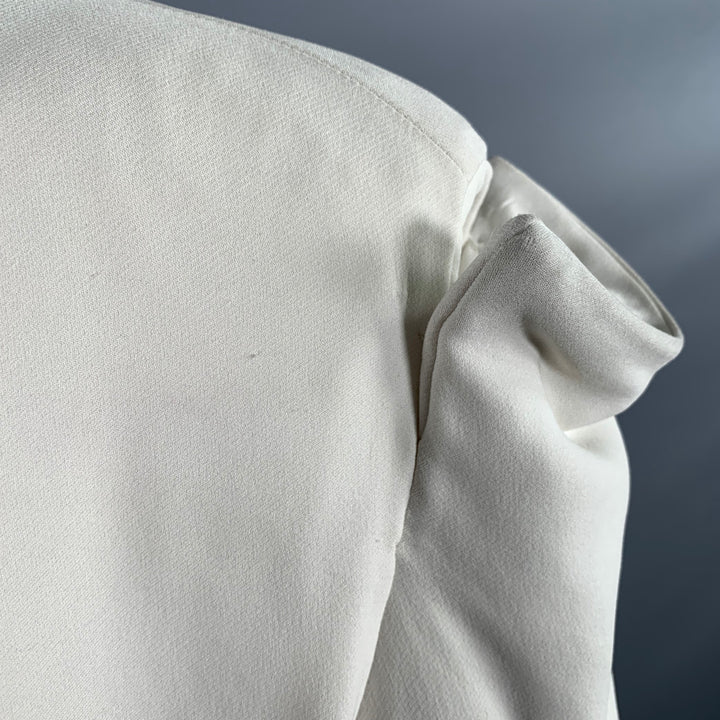 GARETH PUGH SS09 Size M White Black  Two Tone Open Front Coat