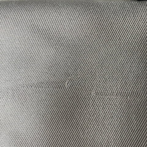 VERSACE Grey Cream Color Block Silk Pocket Square