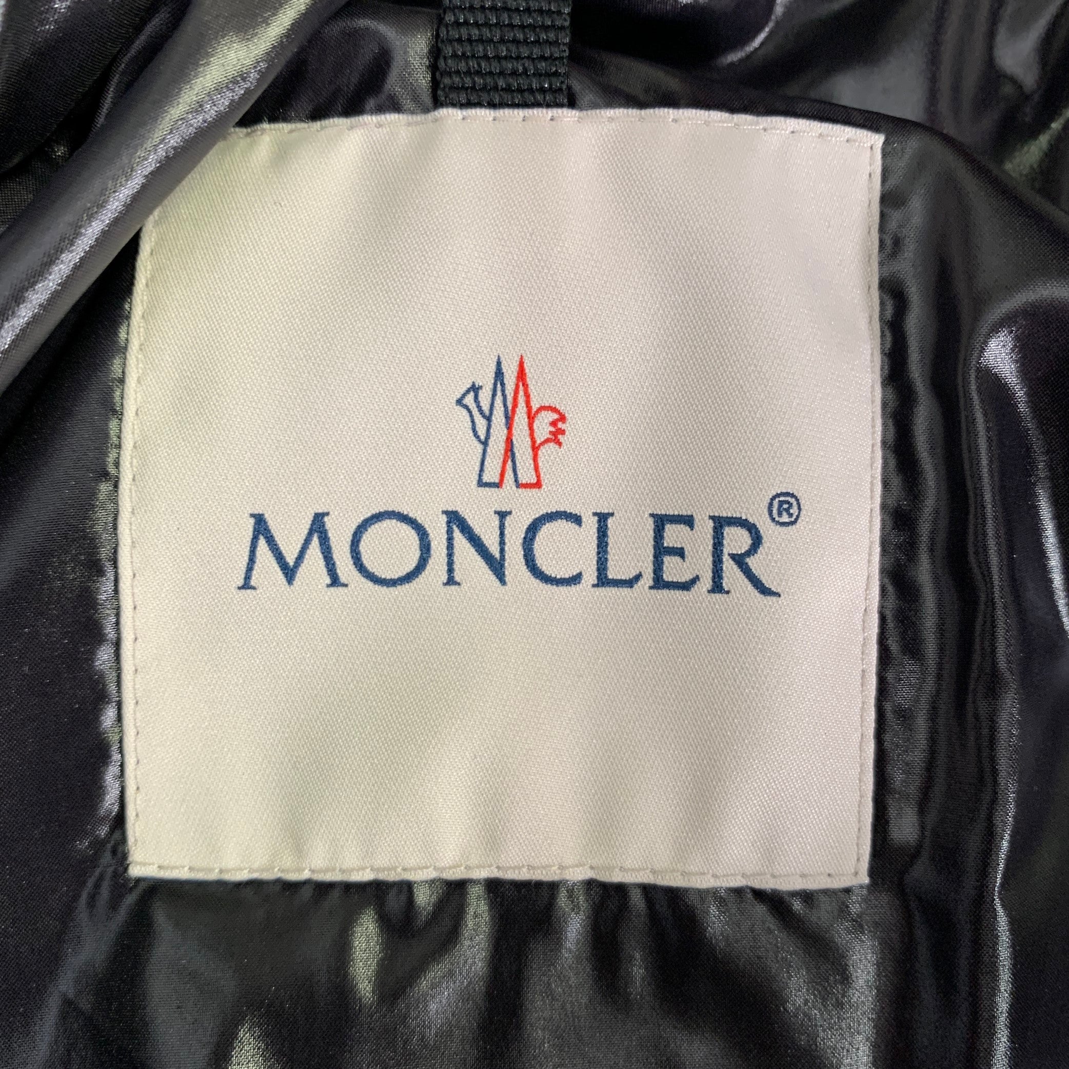 MONCLER Size XL Templon Giubotto Black Polyamide Padded Coat – Sui