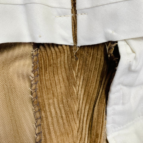 WILKES BASHFORD Size 28 Brown Tan Corduroy Pleated Casual Pants