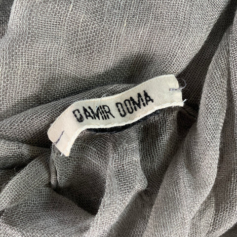 DAMIR DOMA Size One Size Grey Cashmere Scarf