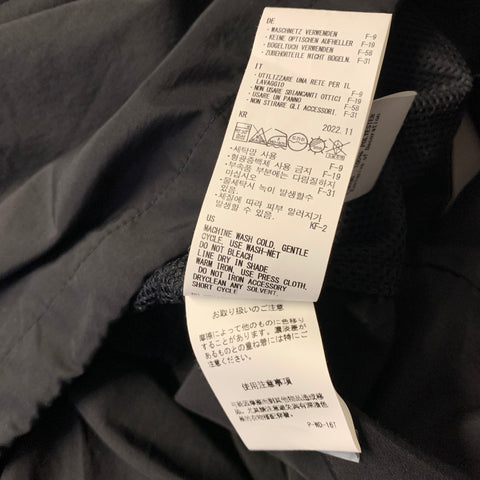 SNOW PEAK Size L Black Cotton & Nylon Anorak Pullover