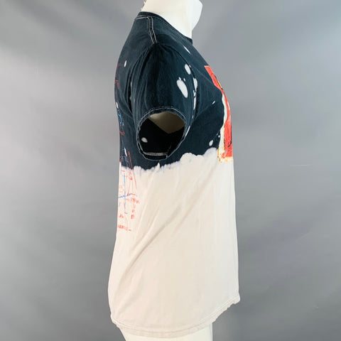 JEAN-MICHEL BASQUIAT Size M Multi Color Graphic Cotton Short Sleeve Crew Neck T-shirt
