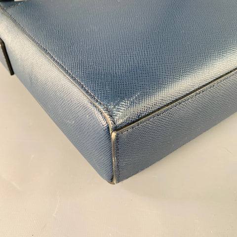 MICHAEL KORS Navy Saffiano Leather Messenger Bag