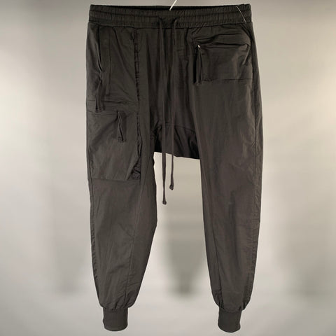 THOM KROM Size S Black Cotton Blend Joggers Casual Pants