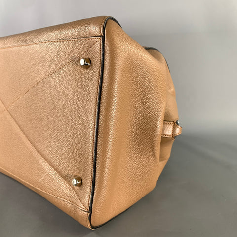 MARC JACOBS Tan Pebble Grain Leather Satchel HandBags