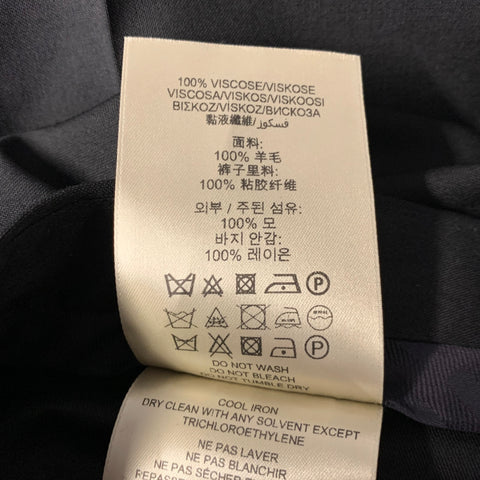 BURBERRY Size 32 Black Wool Dress Pants