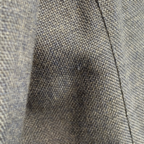 BOGA Size 40 Blue Heather Woven Wool Cotton Notch Lapel Jacket