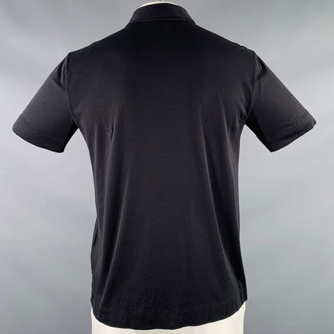 BOSS by HUGO BOSS Size L Black Polyamide Blend Zip Polo