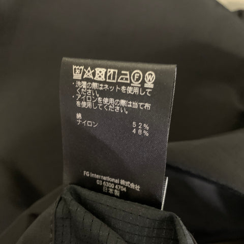 FUMITO GANRYU Size S Black Cotton & Nylon Belted Casual Pants