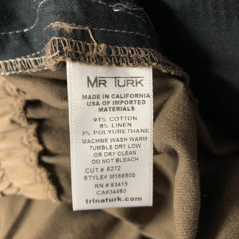 MR TURK Size S Brown Cotton Blend Romper