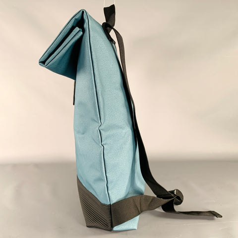 ISSEY MIYAKE Teal Black Cotton Blend Backpack