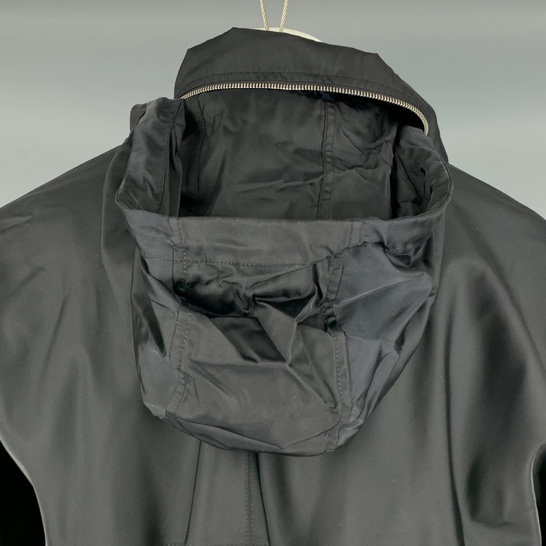 LOUIS VUITTON Size 40 Black Monogram Polyamide Hidden Hood