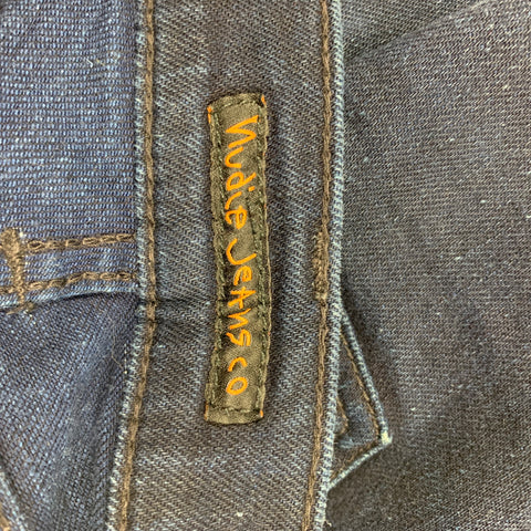 NUDIE JEANS Taille 29 Jean skinny en coton indigo