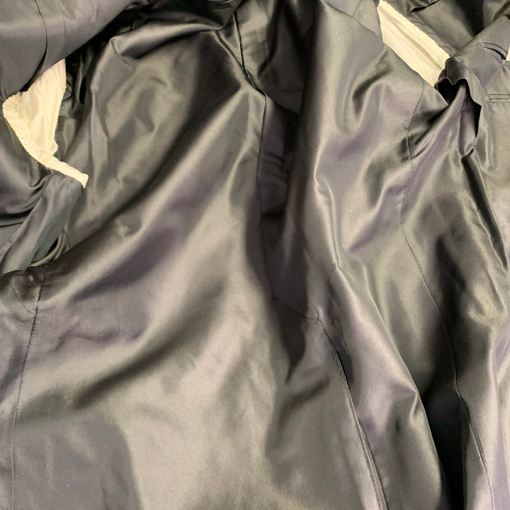 TOM FORD Size 40 Regular Black Wool Shawl Lapel Sport Coat