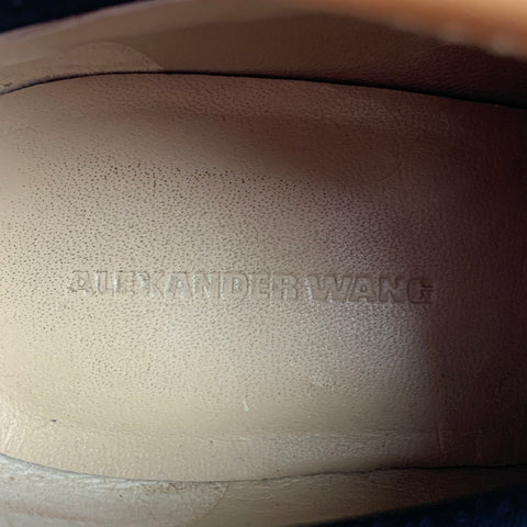 ALEXANDER WANG Size 8 Tan Leather Two Tone Pointed Toe Auguste Boots