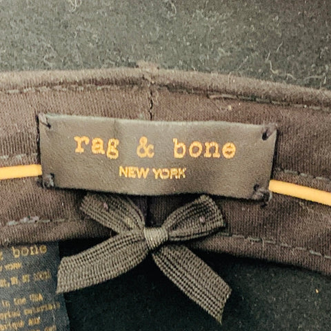 RAG & BONE Size S Black Wool Felt Hat