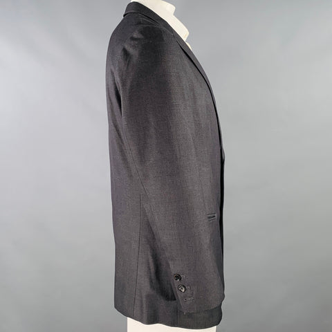Veste de sport TROVATO taille 44 grise en mélange de polyester, simple boutonnage