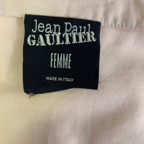 JEAN PAUL GAULTIER Size L Khaki Cotton Cargo Knee-Length Skirt