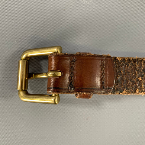 RALPH LAUREN Brown Leather Fanny Pack Bags & Leather Goods