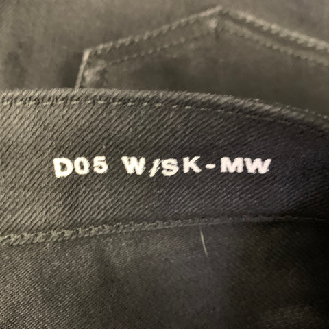 SAINT LAURENT Size 27 Black Denim Skinny Jeans