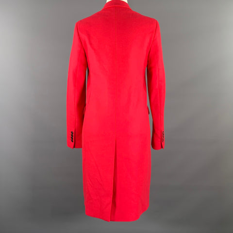 PS by PAUL SMITH Size S Pink Wool  Polyamide Notch Lapel Coat