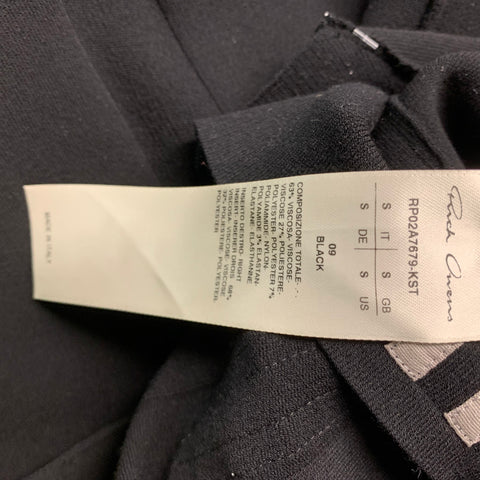 DRKSHDW Size S Black Viscose Blend Solid Maxi Skirt