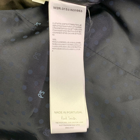 PS by PAUL SMITH Size S Forest Green Wool Notch Lapel Jacket Blazer