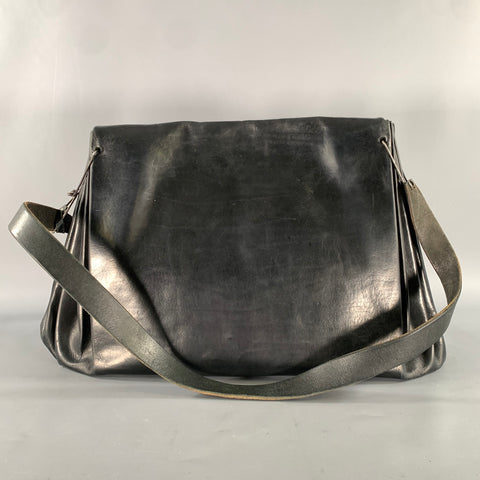 M.A+ Black Leather Tote Bags