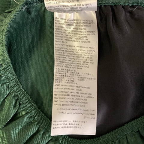 MM6 MAISON MARGIELA Size S Green Acetate Pleated Shorts