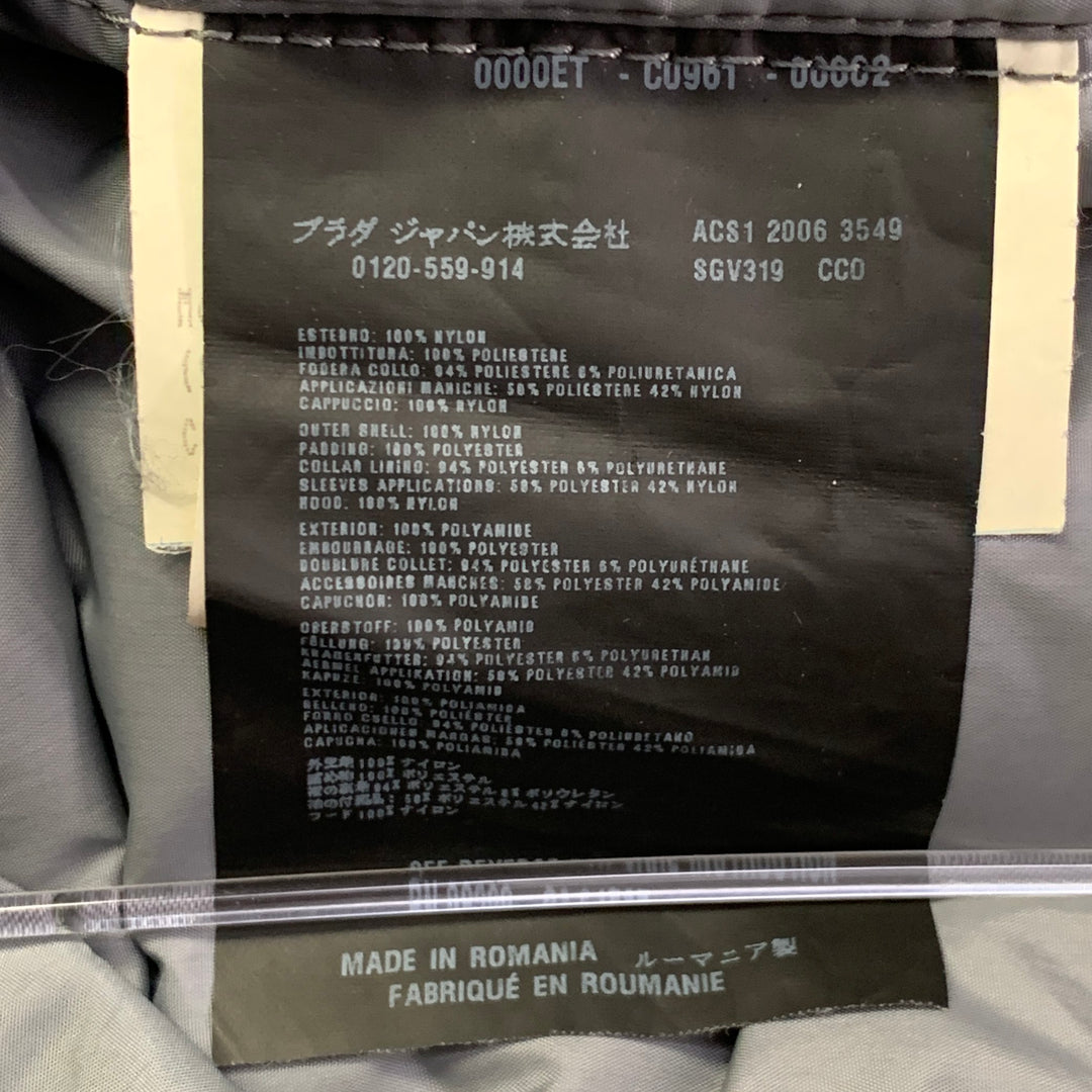 PRADA SPORT Size 40 Red Forest Green Nylon Ski Jacket Pants Set