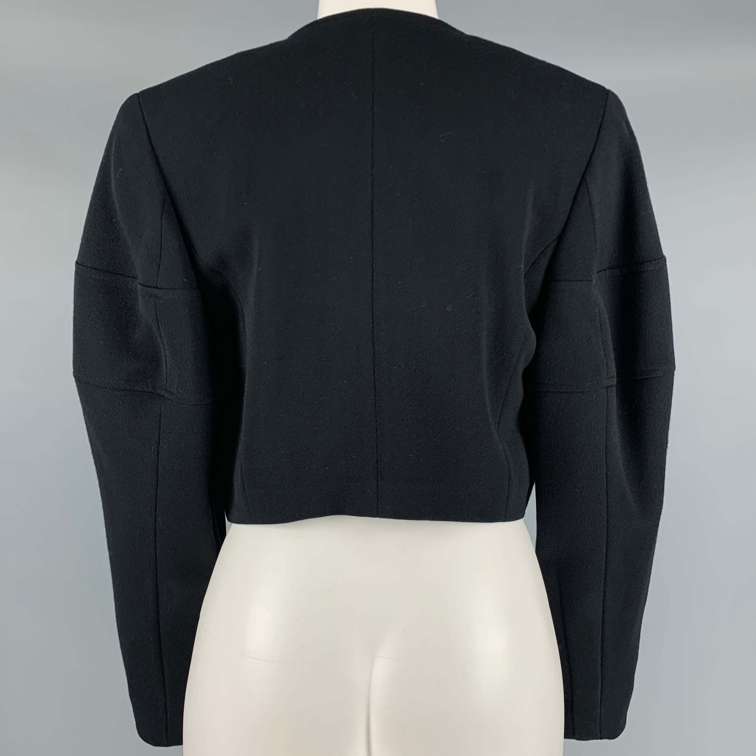 ジャケット・アウター AD1989 COMME des GARCONS wool blouson COMME des GARCONS 1989 Size S Black Wool Polyester Jacket – Sui