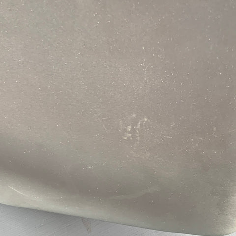 DOLCE & GABBANA Sac banane en toile réfléchissante gris métallisé