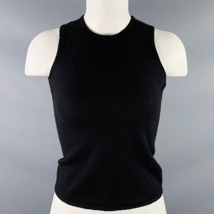 RALPH LAUREN Size M Black Cashmere Sleeveless Casual Top