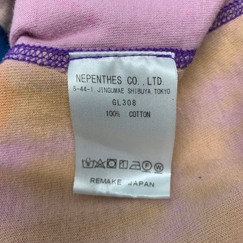 NEEDLES Size S Multi-Color Cotton Tie Dye Long Sleeve Casual Top