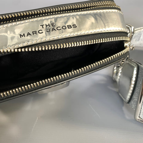 MARC JACOBS SS2016 Silver Metallic Polyurethane Shoulder Bag