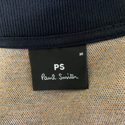 PS by PAUL SMITH Size M Navy Tan & Grey Geometric Buttoned Jacket
