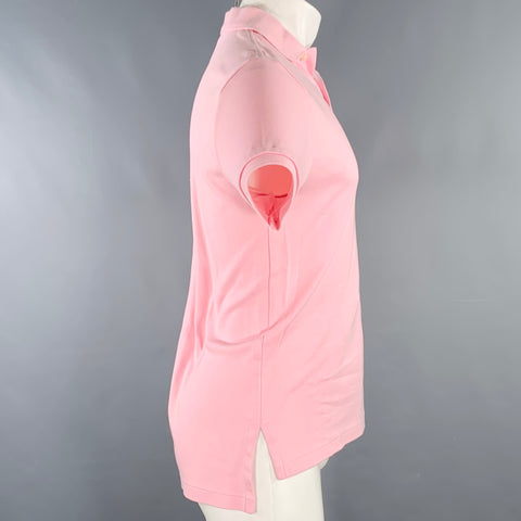 POLO by RALPH LAUREN Size S Pink Cotton Half Placket Polo