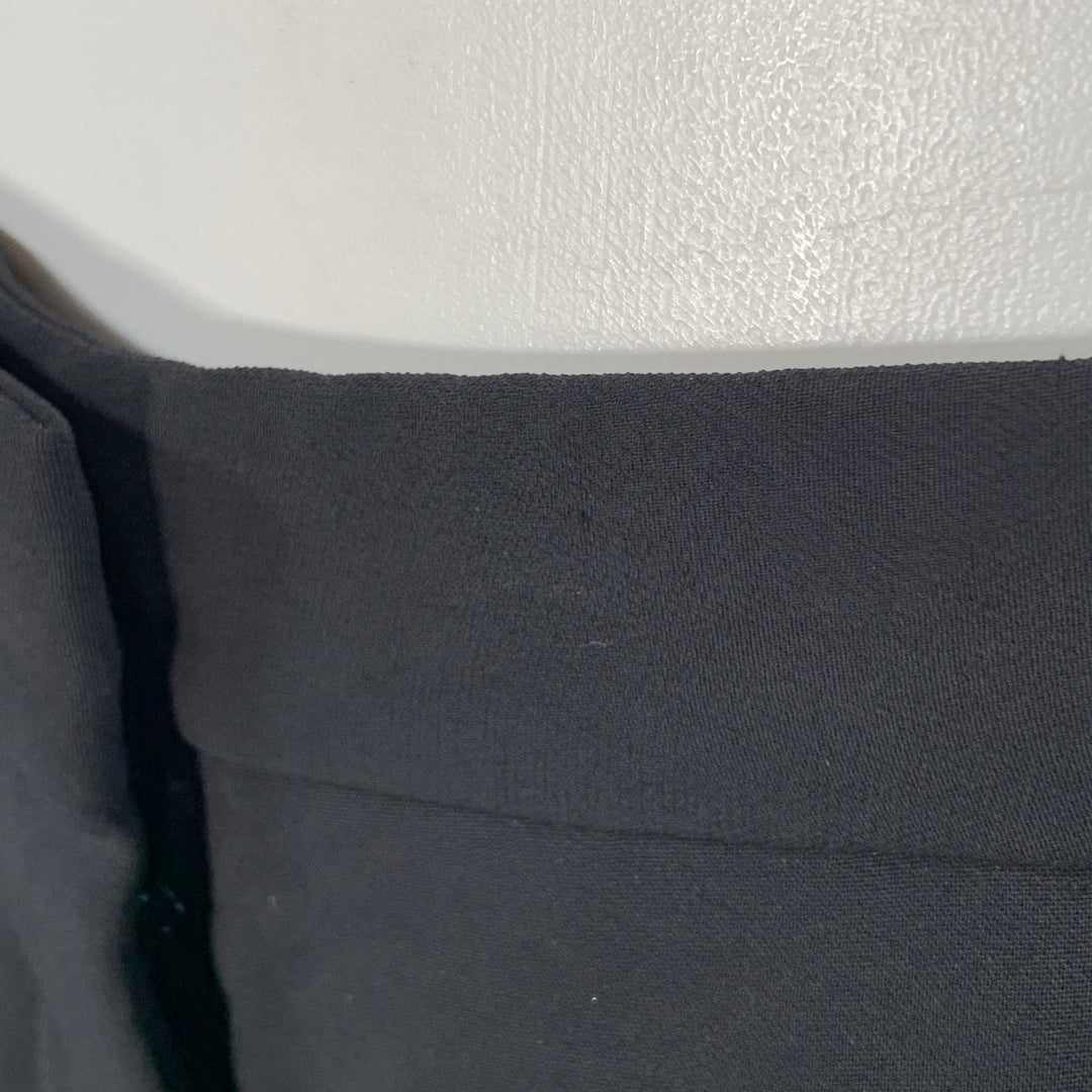BURBERRY Size 32 Black White Viscose Blend Wide Leg Tuxedo Dress Pants