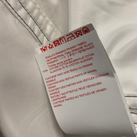 MARNI 2020 Size S White Cotton Geometric Shirt dress Dress