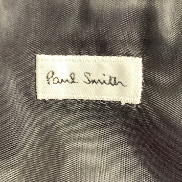PAUL SMITH Size 38 Red Black Wool Mohair Peak Lapel Sport Coat