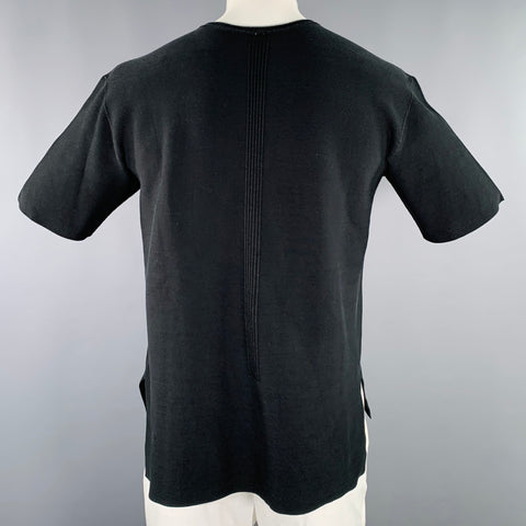 T-shirt à manches courtes CFCL taille XL noir en mélange de polyester tricoté