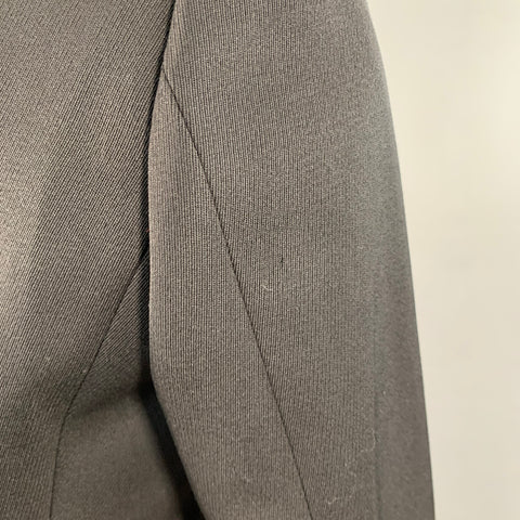 BURBERRY PRORSUM Size 40 Black Wool Twill Notch Lapel Sport Coat
