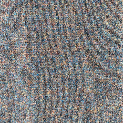 O'CONNELL'S Size 44 Brown Melange Wool Crew Neck Sweater